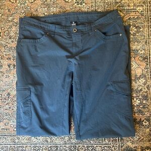 KÜHL Freeflex Roll-Up Pants Women’s Size 12 Blue Hiking Lightweight Outdoor